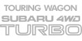 Touring Wagon Subaru 4WD Turbo Graphic